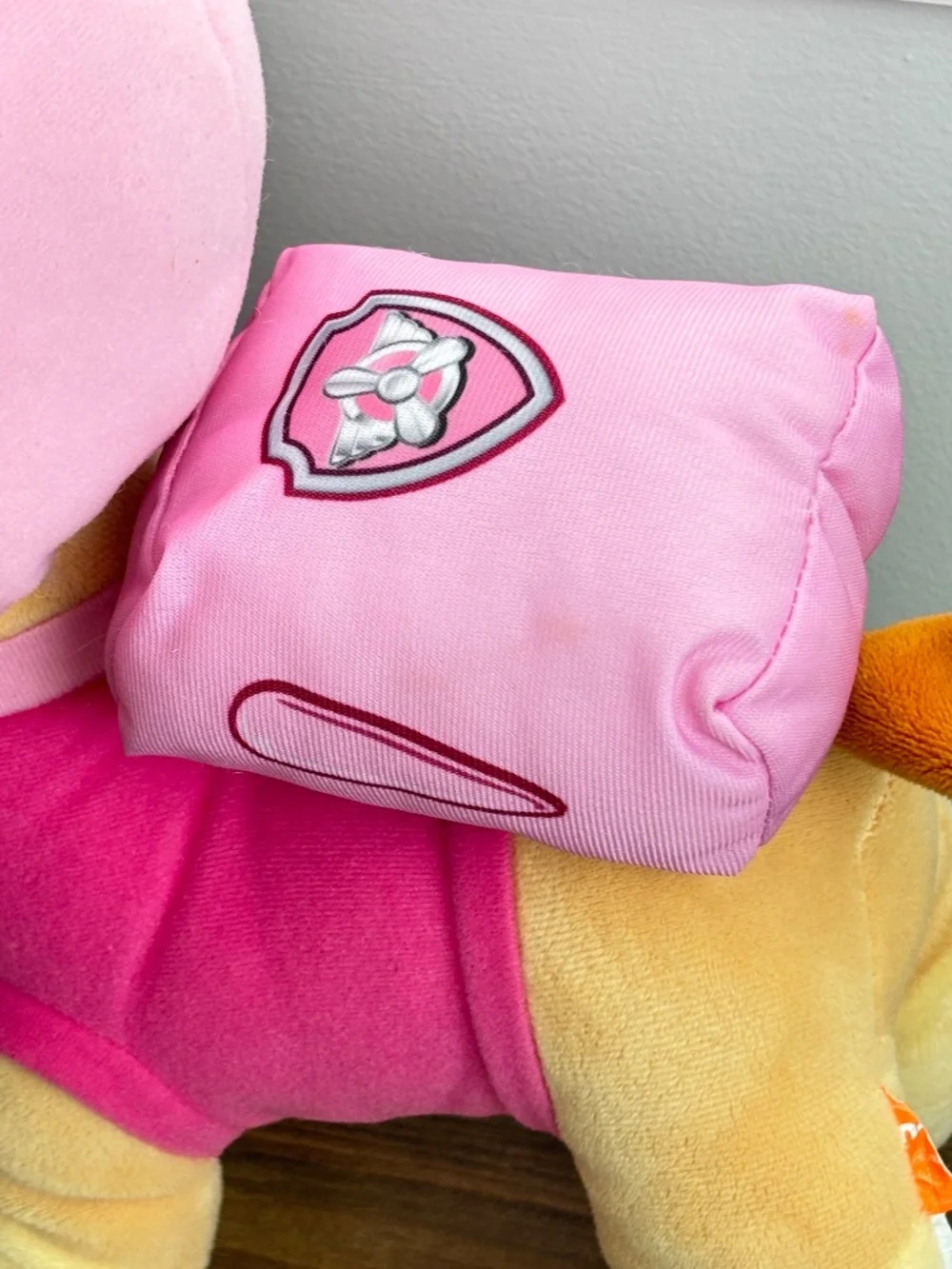 Nick Jr Paw Patrol LARGE Skye Plush Pink Girl Pillow Puppy Dog Stuffed Animal